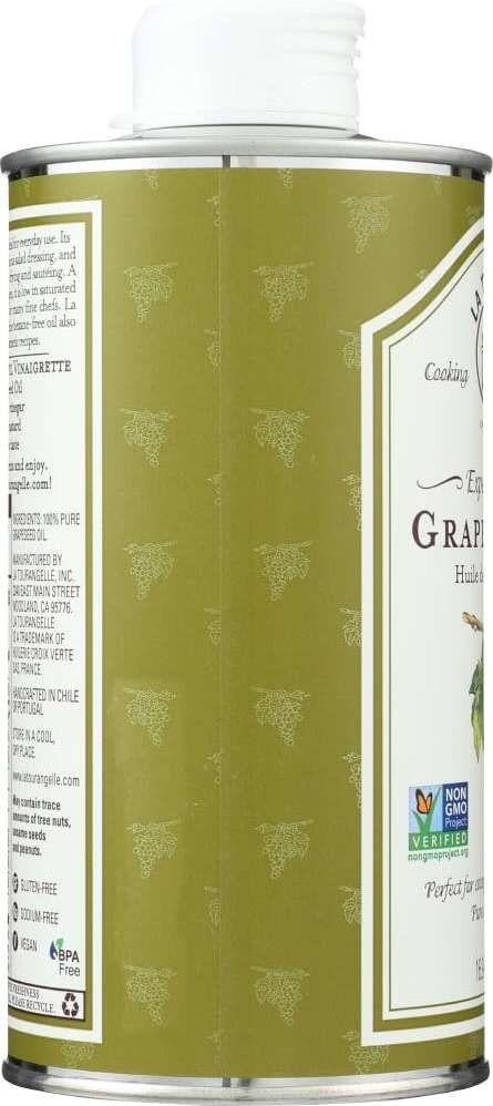 La Tourangelle Grapeseed Oil, 16.9-Ounce Cans (Pack of 4) by La Tourangelle - Image 3