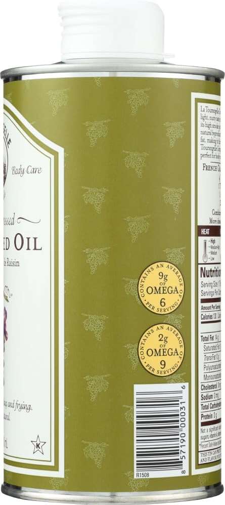 La Tourangelle Grapeseed Oil, 16.9-Ounce Cans (Pack of 4) by La Tourangelle - Image 4