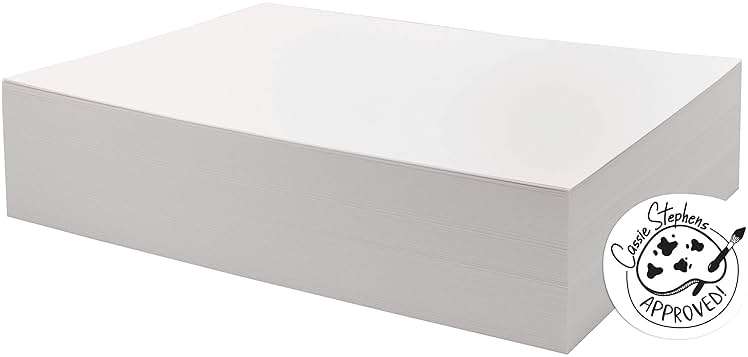 UCreate Watercolor Paper, White, Bulk, 90lb., 9" x 12", 250 Sheets - Image 1