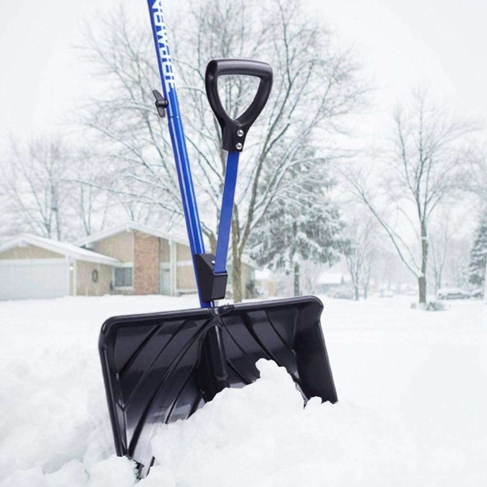 Snow Joe Snow Shovel with 18-Inch Blade and Assist Handle, 3.5 Lbs - Heavy-Duty Lightweight Shoveling Tool for Ice Removal, Shovelution SJ-SHLV01 - Image 2