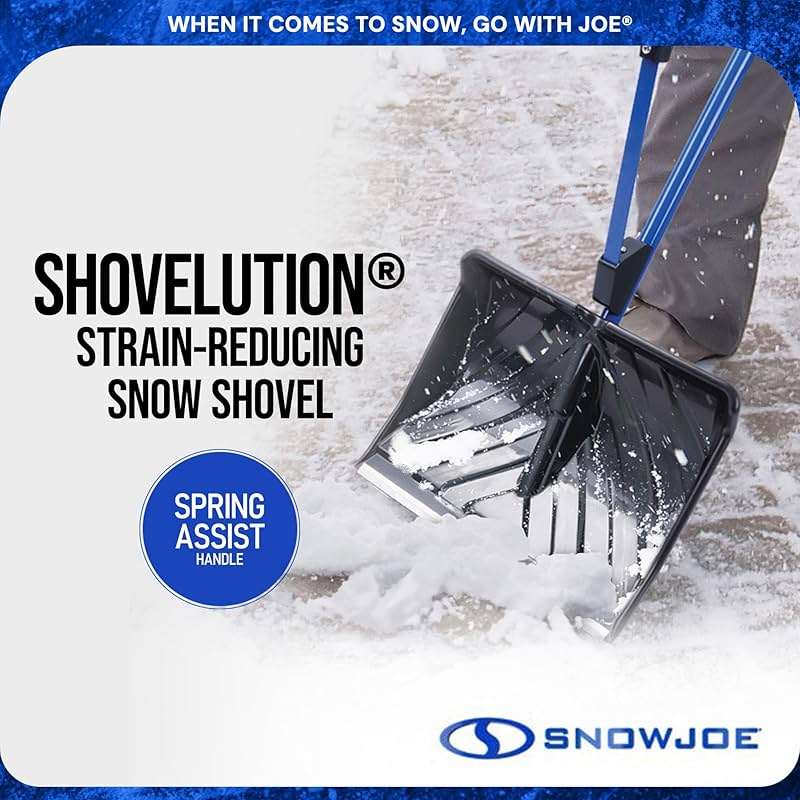 Snow Joe Snow Shovel with 18-Inch Blade and Assist Handle, 3.5 Lbs - Heavy-Duty Lightweight Shoveling Tool for Ice Removal, Shovelution SJ-SHLV01 - Image 6