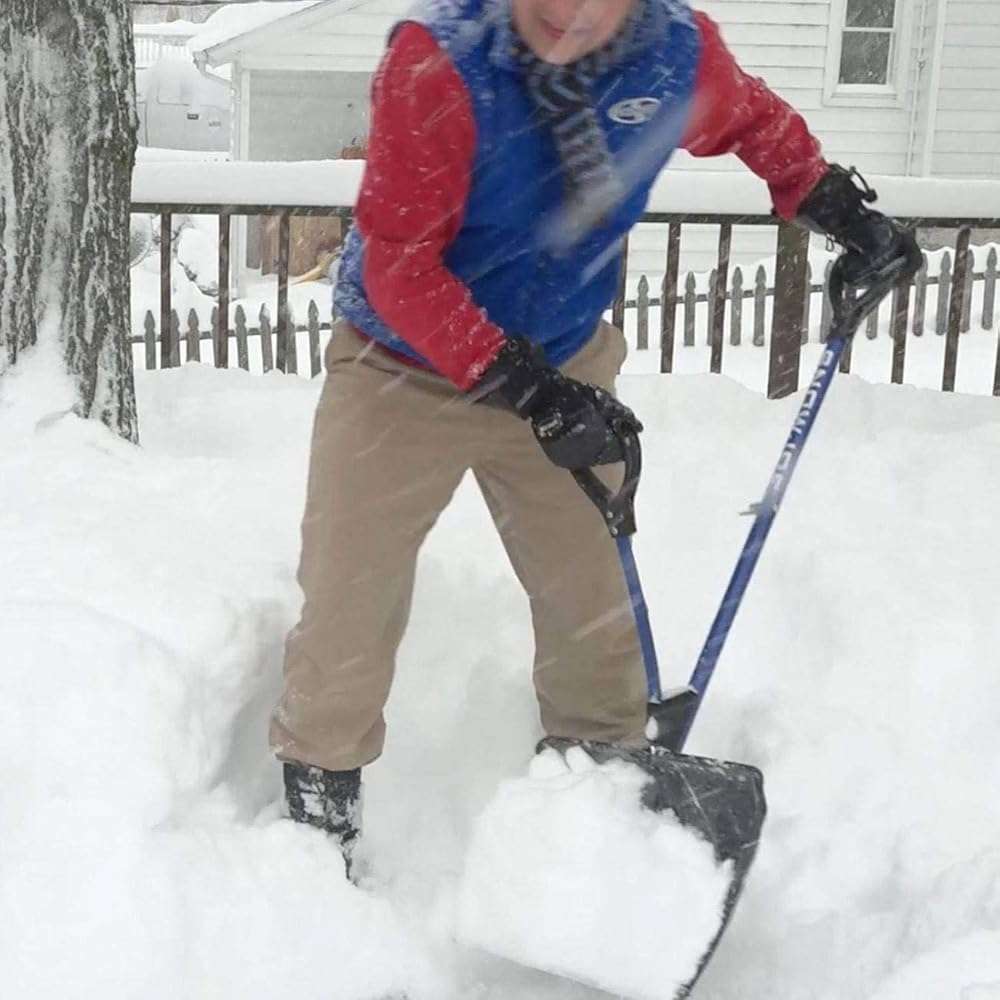Snow Joe Snow Shovel with 18-Inch Blade and Assist Handle, 3.5 Lbs - Heavy-Duty Lightweight Shoveling Tool for Ice Removal, Shovelution SJ-SHLV01 - Image 7