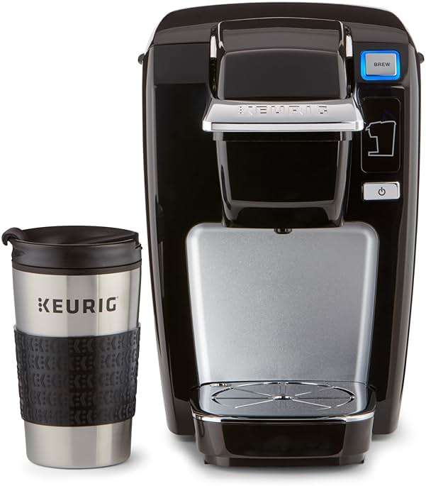 Keurig Stainless Steel Insulated Coffee Travel Mug, Fits Under Any Keurig K-Cup Pod Coffee Maker, 12 Oz, Stainless Steel - Image 5