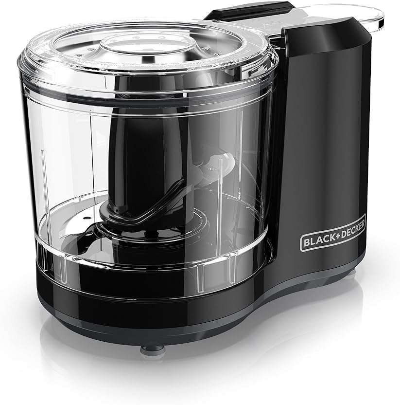 BLACK+DECKER 1.5-Cup Electric Food Chopper, One Touch Pulse, 150W Motor, Stay-Sharp Blade, Dishwasher Safe - Image 1
