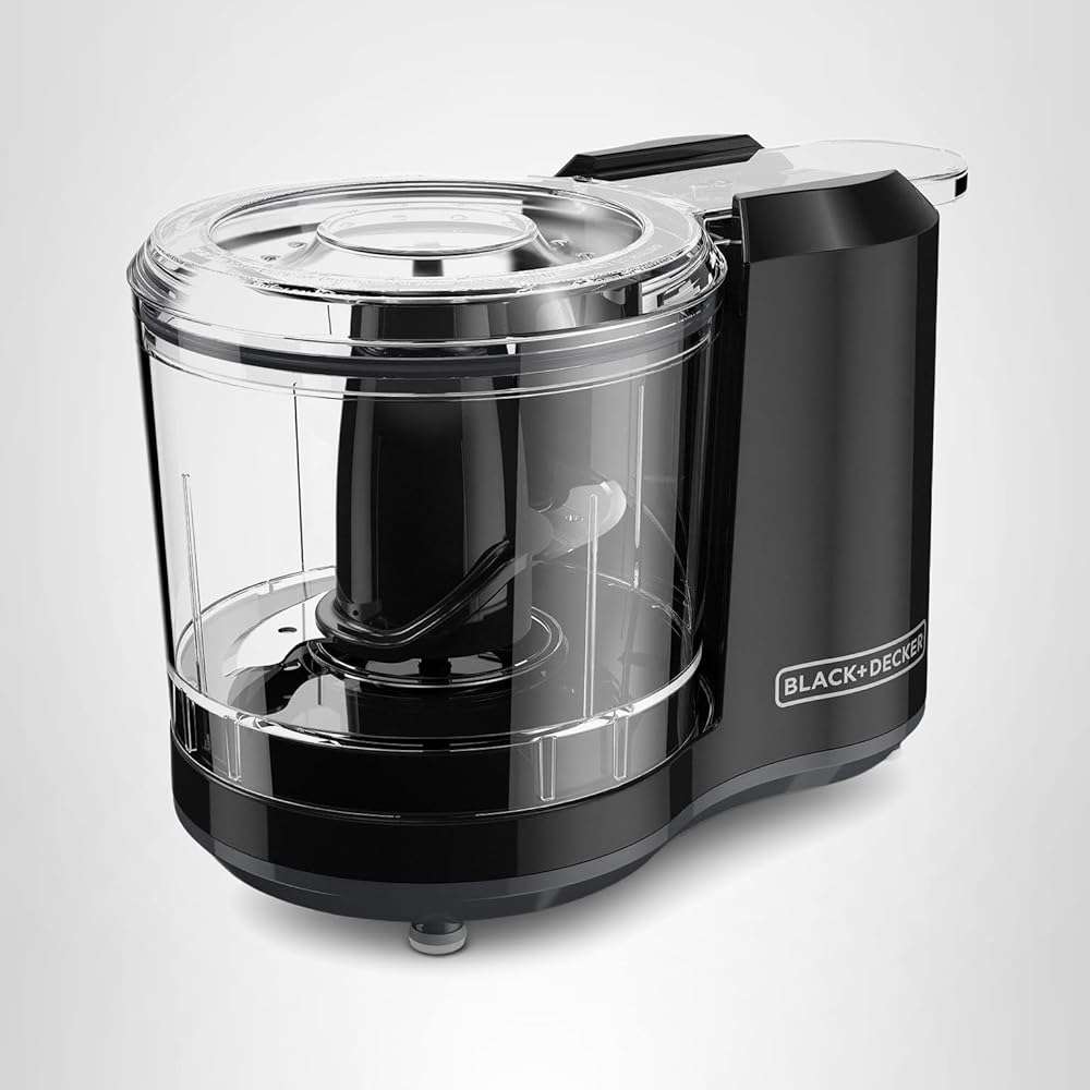 BLACK+DECKER 1.5-Cup Electric Food Chopper, One Touch Pulse, 150W Motor, Stay-Sharp Blade, Dishwasher Safe - Image 8