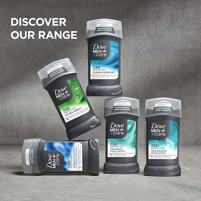 DOVE MEN + CARE Deodorant Stick for Men Clean Comfort 4 Count Aluminum Free 72-Hour Odor Protection Mens Deodorant with 1/4 Moisturizing Cream 3 oz (Pack of 4) - Image 7