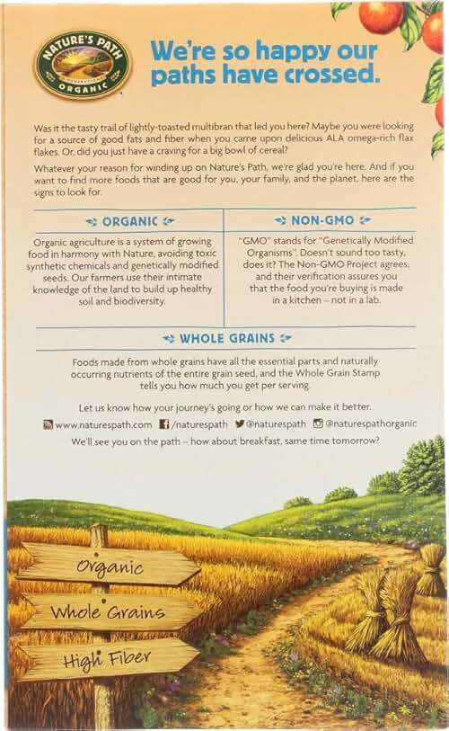 Nature's Path, Organic, Flax Plus Multibran Flakes Cereal, 13.25 oz (375 g) - 2pc - Image 3