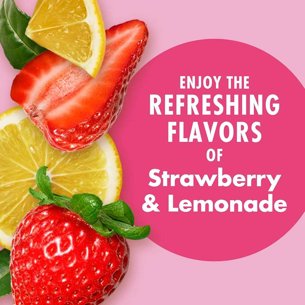 V8 Energy Diet Strawberry Lemonade Juice Energy Drink, 8 fl oz Can (6 Pack) - Image 4