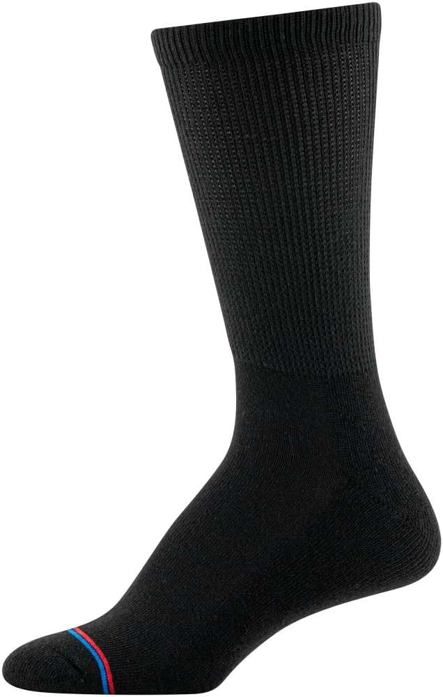 MediPeds Men's Extra Wide Non-Binding Crew Socks - Image 3