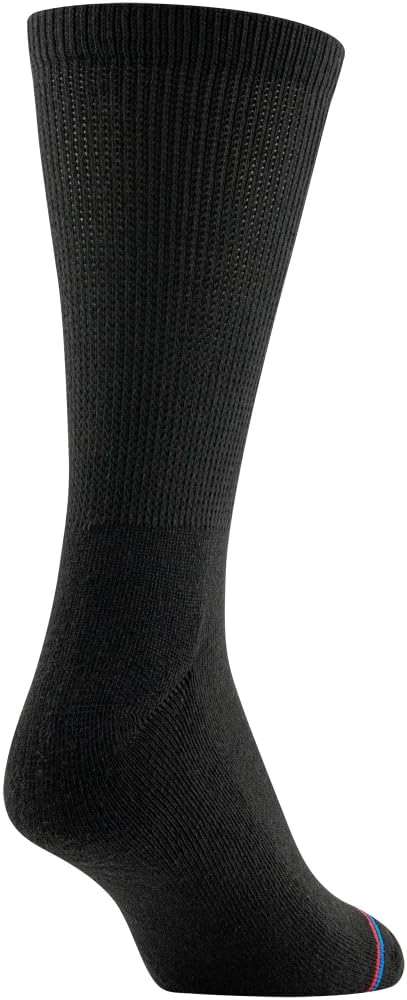 MediPeds Men's Extra Wide Non-Binding Crew Socks - Image 4