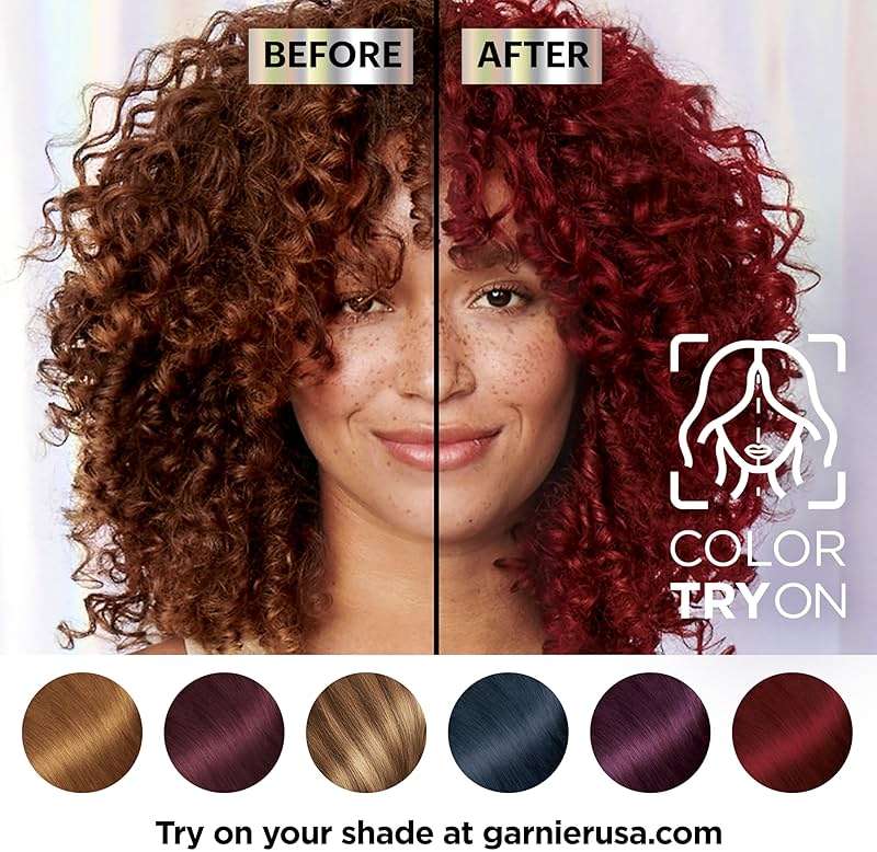Garnier Nutrisse Ultra Color Hair Color, Permanent Hair Dye for Up to 8 Weeks of Bold, Vibrant, Fade-Resistant Results, Vegan & Cruelty-Free, IN1 Dark Intense Indigo (Midnight Iris), 1 Count - Image 7