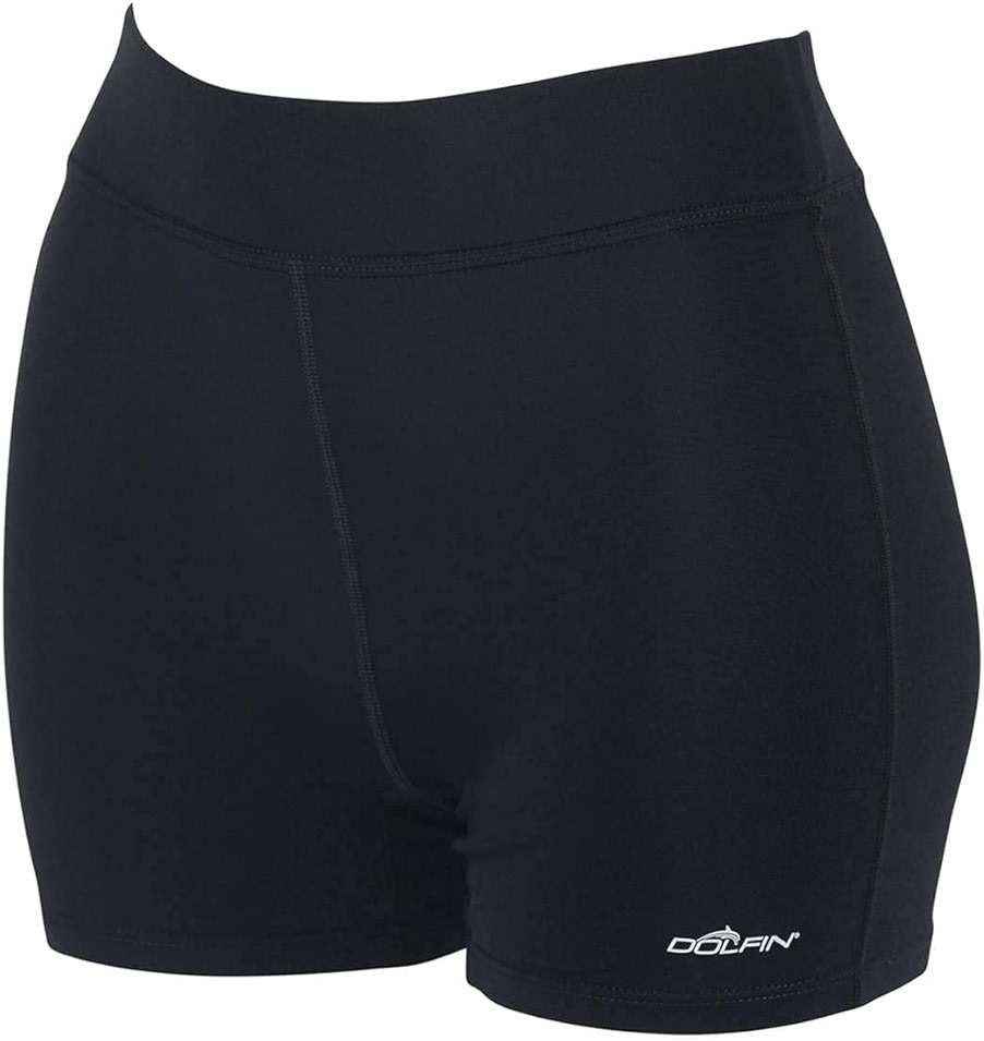 Dolfin Women's Solid Fitted Swim Shorts XXL Black - Image 1