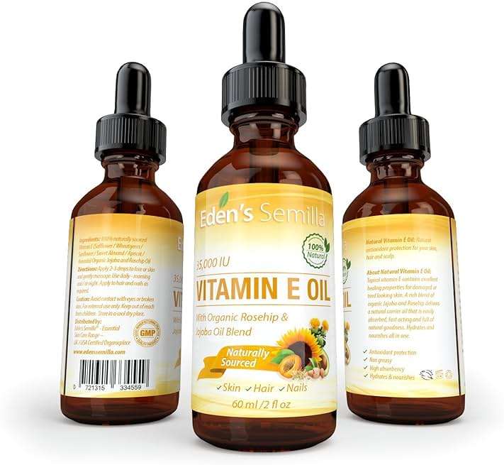 Eden's Semilla Natural Vitamin E Oil - 60ml - Image 2