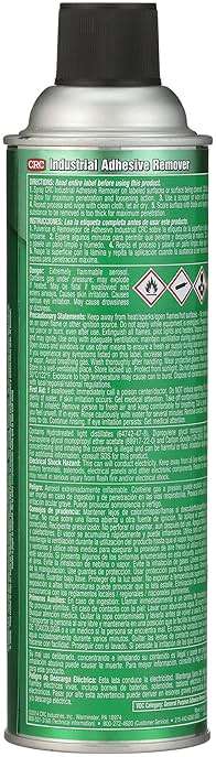 CRC Industrial Adhesive Remover, 15 Wt Oz, Low VOC Formula, Quick Removal of Adhesives, Aerosol Spray - Image 2