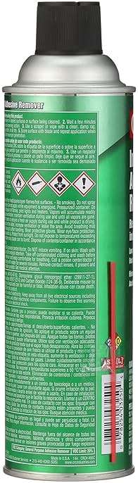 CRC Industrial Adhesive Remover, 15 Wt Oz, Low VOC Formula, Quick Removal of Adhesives, Aerosol Spray - Image 4