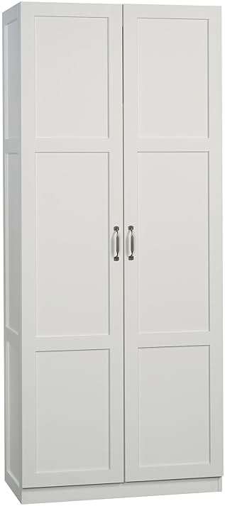 Sauder Select Storage Cabinet/ Pantry cabinets, White finish - Image 1