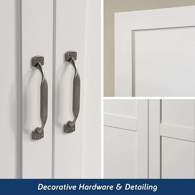 Sauder Select Storage Cabinet/ Pantry cabinets, White finish - Image 9