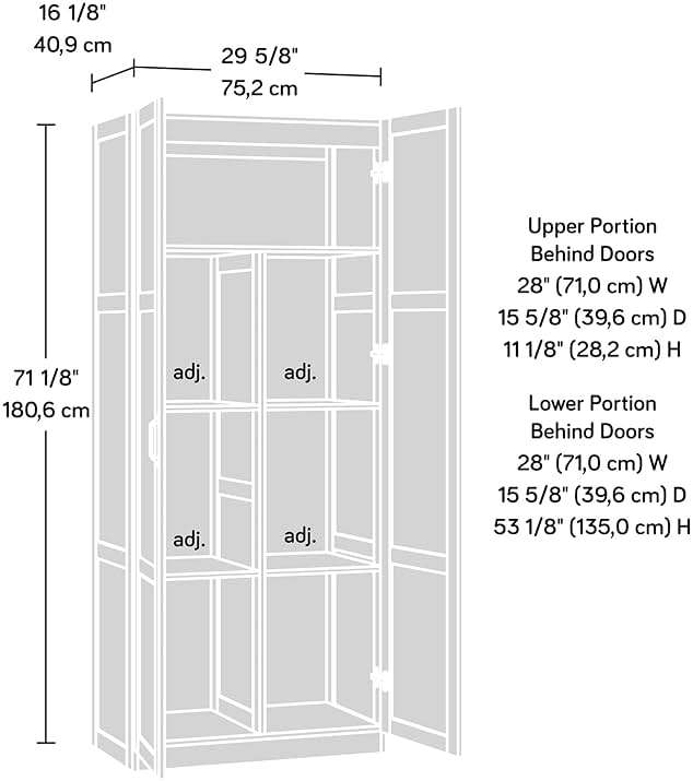 Sauder Select Storage Cabinet/ Pantry cabinets, White finish - Image 10