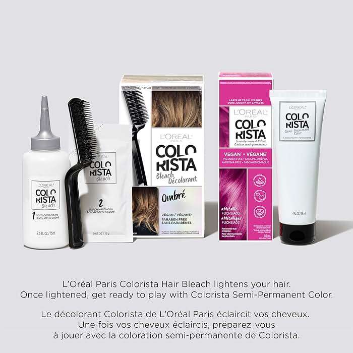 L’Oreal Paris Colorista Hair Bleach, Ombre Hair Color Kit, 1 Hair Bleach Kit - Image 7
