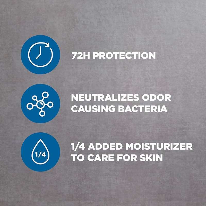 Dove Men+Care Antiperspirant Deodorant Stick 4 Count Clean Comfort 72-Hour Sweat & Odor Protection Antiperspirant for Men With 1/4 Moisturizing Cream 2.7 oz - Image 7