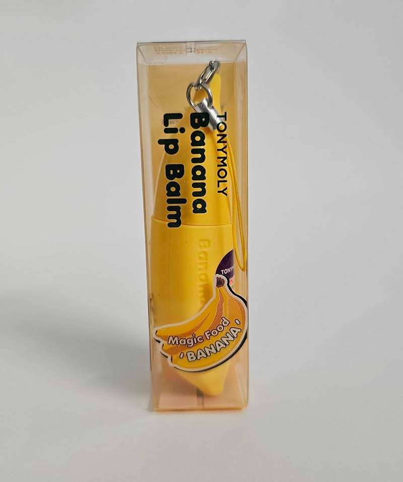 TONYMOLY Magic Food Banana Mini Lip Balm, Hydrating & Moisturizing Korean Lip Care with Shea Butter & Vitamin E, Travel Size, Fruit-Infused Lip Treatment - Image 2