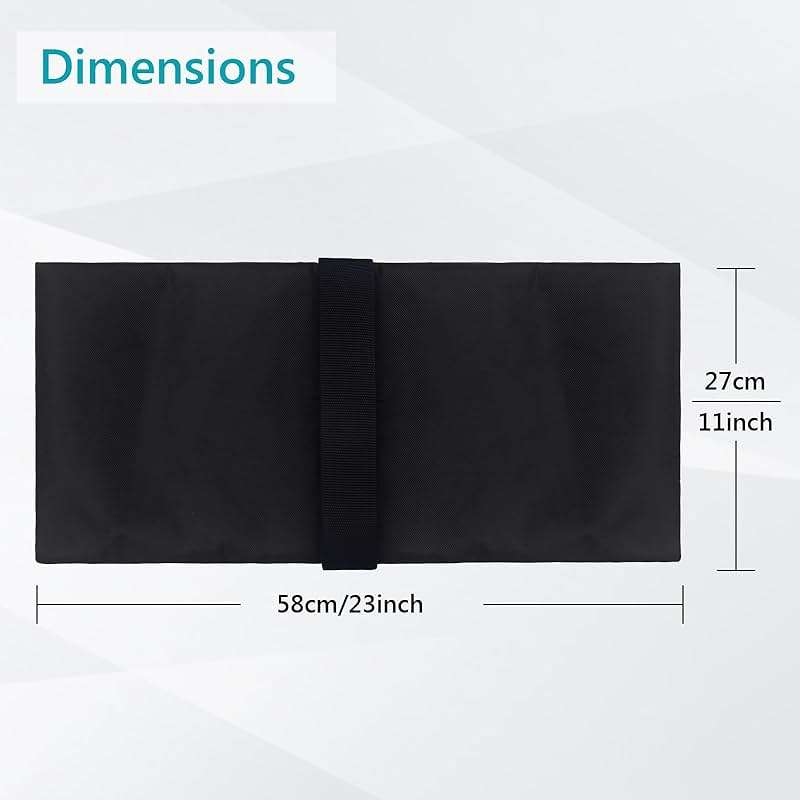 ABCCANOPY Photography Sandbag for Video Stand, Heavy Duty Weight Bags for Light Tripod, Camping Chair, 4 Packs (Black) No Sand - Image 2