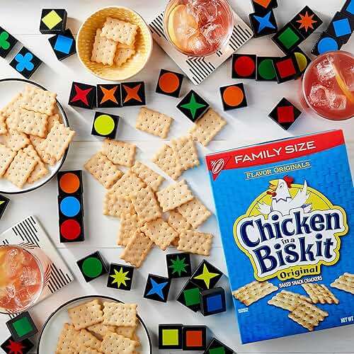 CHICKEN IN A BISKIT Original Baked Snack Crackers, Lunch Snacks, Family Size, 12 oz - Image 6