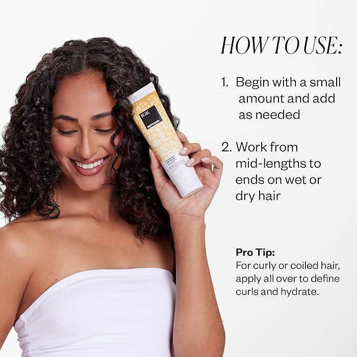 IGK Mistress Hydrating Hair Balm | Leave-In Conditioner + Smoothing Styling Cream | Frizz Control for Dry, Curly & Wavy Hair | Coconut Oil Treatment | Vegan - Image 5