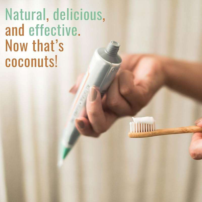 Dr Ginger’s Coconut Oil Oral Care Bundle, Coconut Mint (Toothpaste 4oz + Mouthwash 14 fl oz) – Fluoride-Free Toothpaste + Alcohol-Free Oil Pulling Mouthwash, Organic Coconut Oil + Xylitol - Image 5