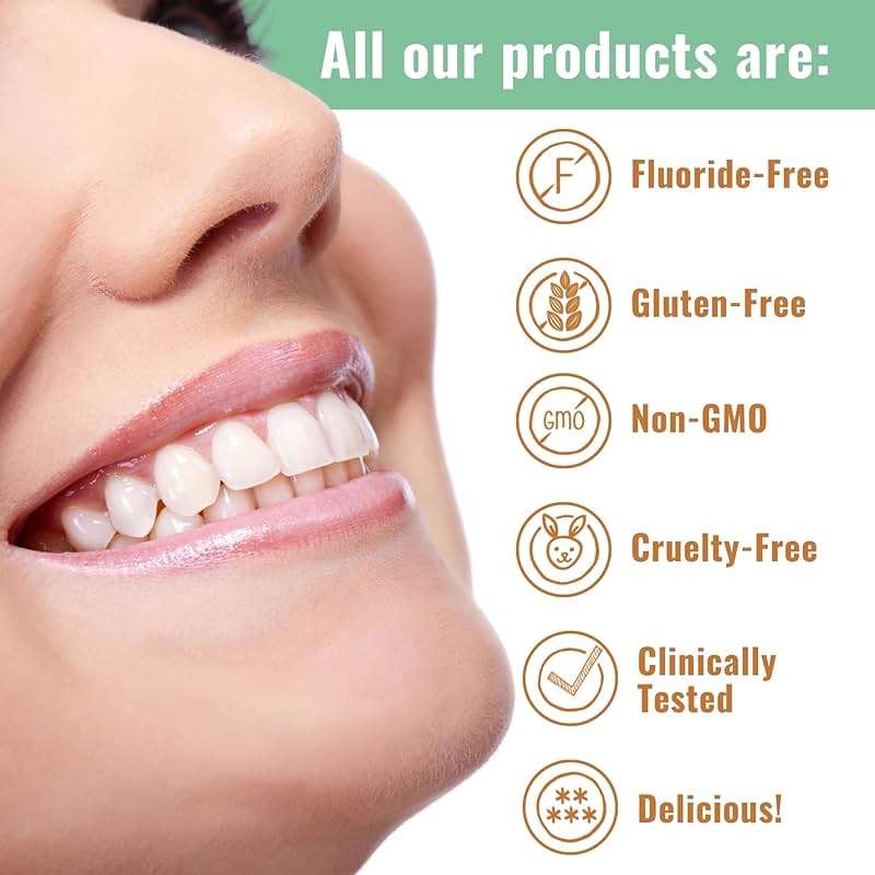 Dr Ginger’s Coconut Oil Oral Care Bundle, Coconut Mint (Toothpaste 4oz + Mouthwash 14 fl oz) – Fluoride-Free Toothpaste + Alcohol-Free Oil Pulling Mouthwash, Organic Coconut Oil + Xylitol - Image 6