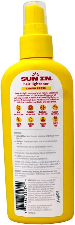 Sun-In Hair Lightener Spray Lemon Fresh 4.7 OZ - (Pack of 3) - Image 3