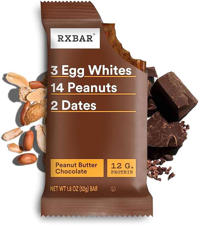 RXBAR Protein Bars, Protein Snack, Snack Bars, Peanut Butter Chocolate, 22oz Box (12 Count) - Image 6