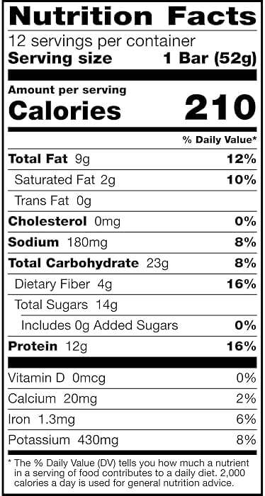 RXBAR Protein Bars, Protein Snack, Snack Bars, Peanut Butter Chocolate, 22oz Box (12 Count) - Image 10
