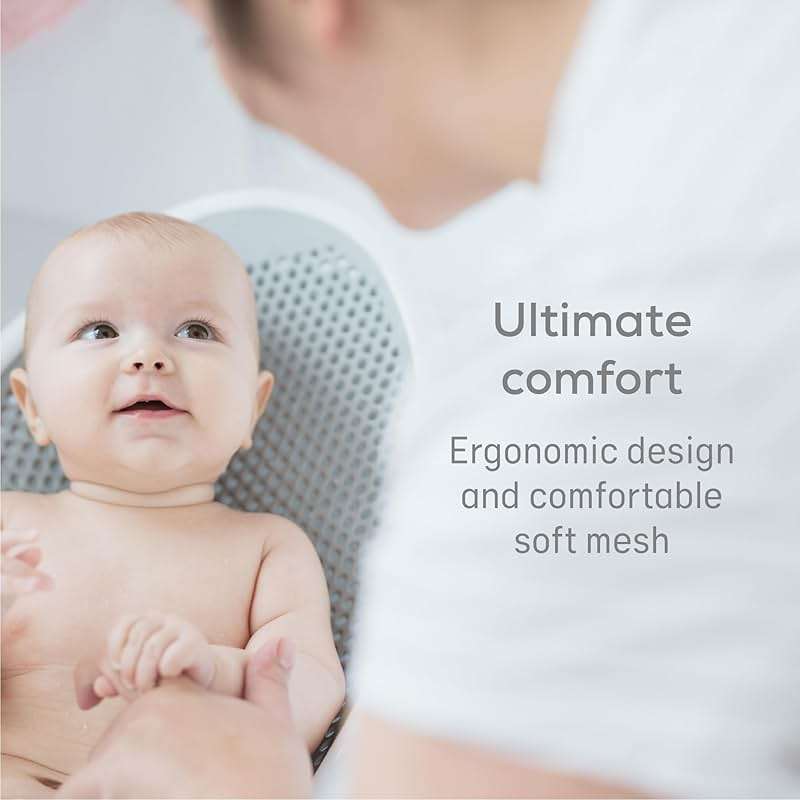 Angelcare Baby Bath Support (Gray) | Ideal for Babies Less Than 6 Months Old - Image 6