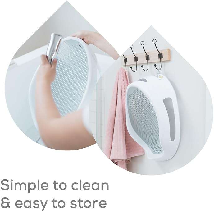Angelcare Baby Bath Support (Gray) | Ideal for Babies Less Than 6 Months Old - Image 7