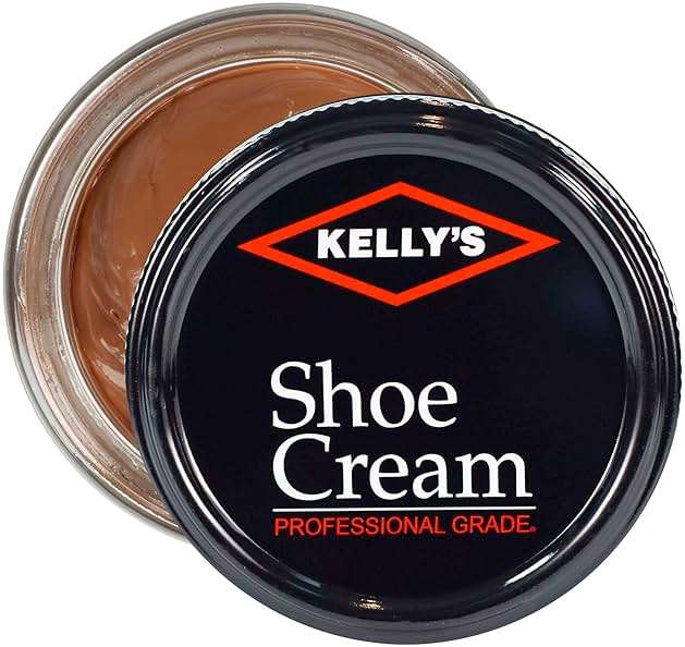 Kelly's Goldenrod Shoe Polish 1.5 oz - Professional Leather Shoe Cream - Image 2