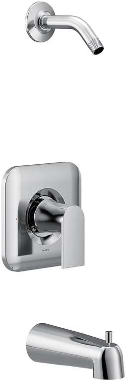 Moen Genta LX Chrome Posi-Temp One-Handle Tub/Shower Trim Valve Without Showerhead, T2473NH - Image 1
