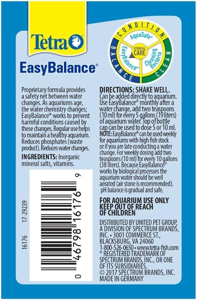 Tetra EasyBalance 8.45 Ounces, Weekly Freshwater Aquarium Water Conditioner (16177) - Image 2