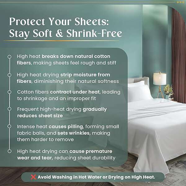 100% Egyptian Cotton Sheets King Size Sheets Set with Fully Elasticated 15" Deep Fitted Sheet & Pillowcase Sets, 800TC Sateen Weave Hotel Collection King Sheet Set, Soft Luxury White Bedding - Image 6