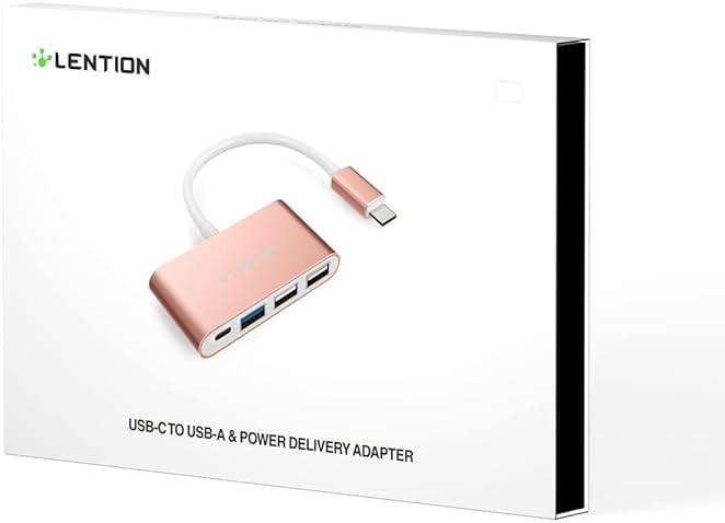 LENTION 4-in-1 USB-C Hub with Type C, USB 3.0, USB 2.0 for 2025-2016 MacBook Pro (M1-M5), iPhone 17-15 New Mac Air/Surface, ChromeBook, More, Multiport Charging & Connecting Adapter (C13, Space Gray) - Image 7