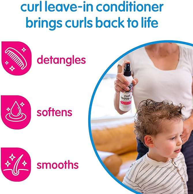 So Cozy Leave In Conditioner Spray (8 Fl Oz) Paraben-Free Detangler for Kids' Curly Hair, Deep Conditioner & Tangle-Free Curls, Gentle & Nourishing with Keratin, Vitamin B5, Olive Oil & Jojoba Oil - Image 2