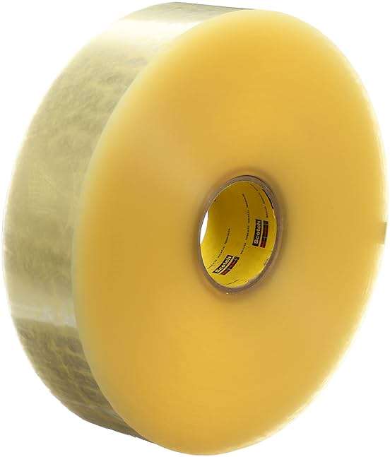 3M Scotch 72408-case 375 Box Sealing Tape, 48 mm x 914 m, Clear (Pack of 6) - Image 1