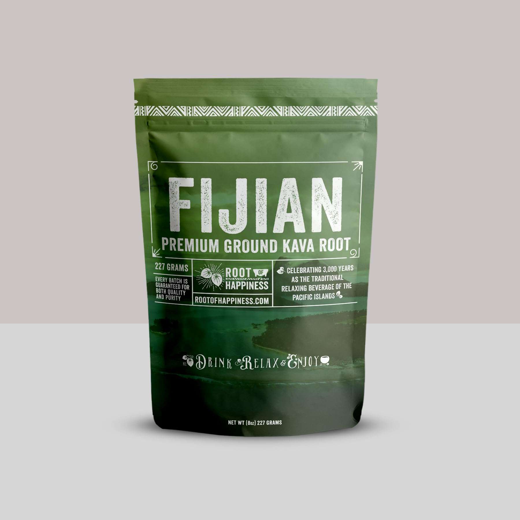 Root of Happiness Fijian Kava Powder - Premium 1/2lb - Image 1