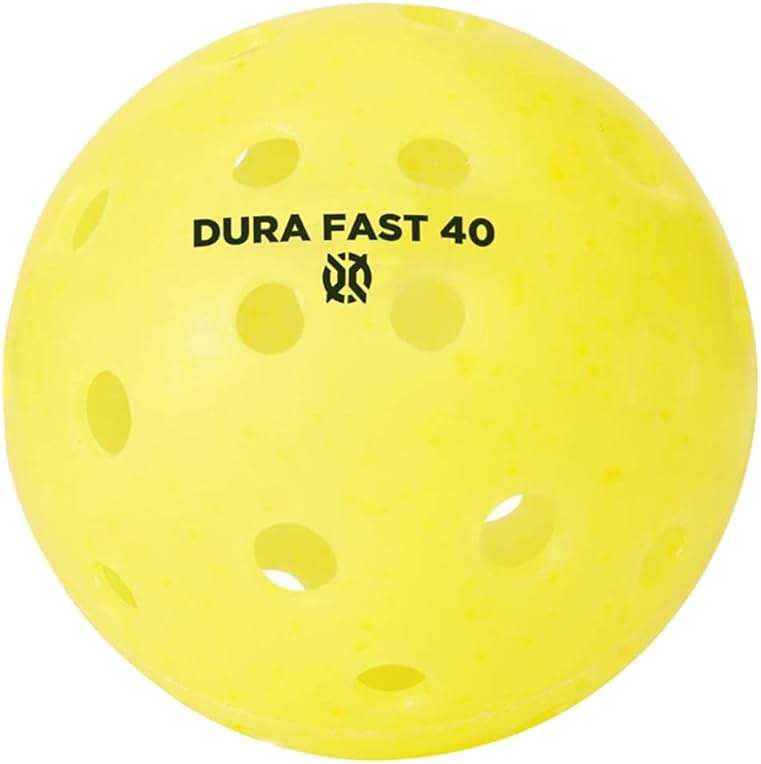 Dura Fast 40 Pickleballs | Outdoor pickleball balls | Neon | Dozen/Pack of 12 | USAPA Approved and Sanctioned for Tournament Play, Professional Perfomance - Image 3
