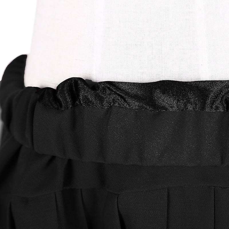 Urban CoCo Women's Elastic Waist Tartan Pleated School Skirt - Image 7