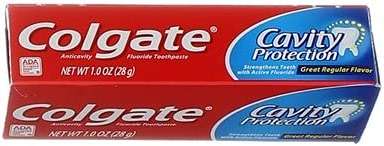 Colgate Cavity Protection Fluoride Toothpaste, Great Regular Flavor, Travel Size TSA Aproved, 1 Ounce (Pack of 8) - Image 6