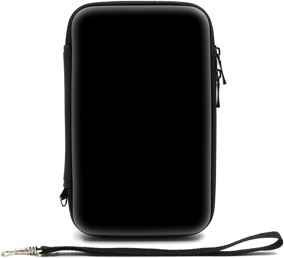 ADVcer 3DS Case, EVA Waterproof Hard Shield Protective Carrying Case with Detachable Hand Wrist Strap Compatible with Nintendo New 3DS, 3DS, 2DS XL or DSi, DS Lite, Black - Image 4