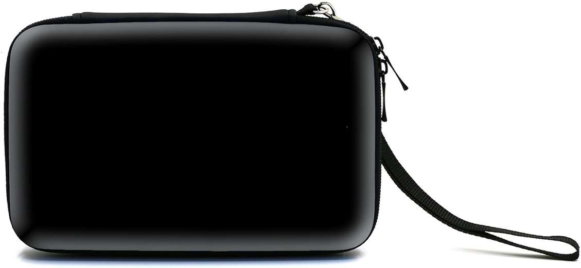 ADVcer 3DS Case, EVA Waterproof Hard Shield Protective Carrying Case with Detachable Hand Wrist Strap Compatible with Nintendo New 3DS, 3DS, 2DS XL or DSi, DS Lite, Black - Image 6