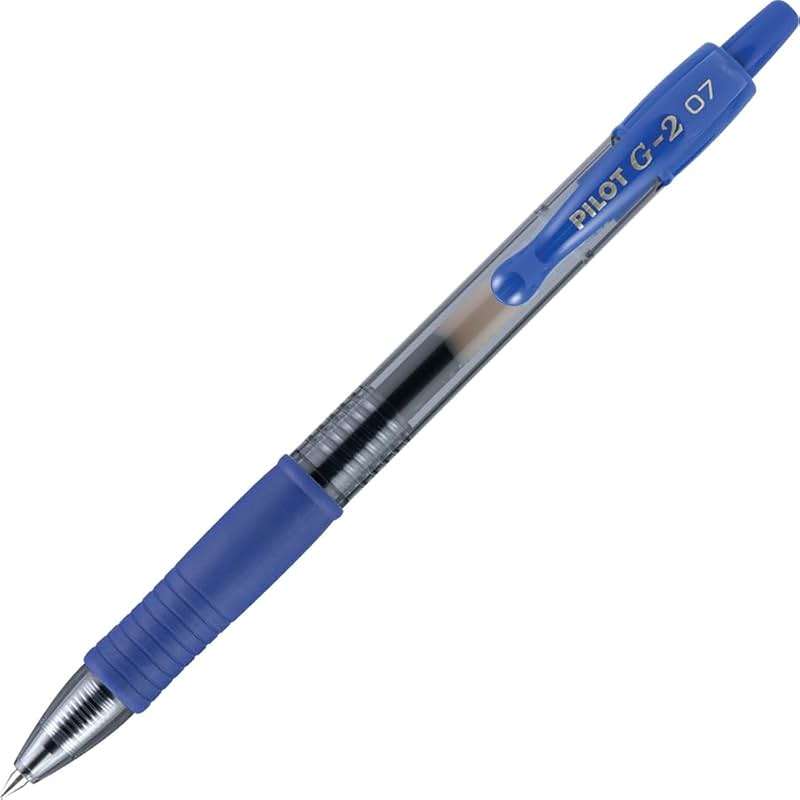 Pilot G2 Premium Gel Pen Convenience Pack, Retractable, Fine 0.7 mm, Blue Ink, Blue Barrel, 36/Pack - Image 4