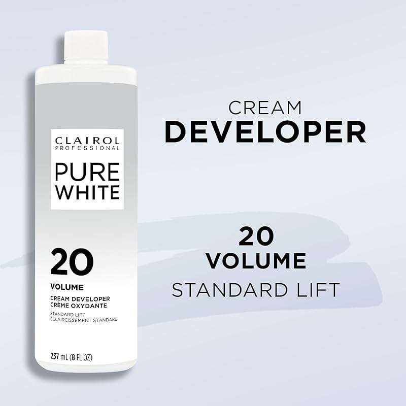 Clairol Professional Clairoxide Pure White 20 Volume Creme Developer, 8 Fl Oz (Pack of 1) - Image 3